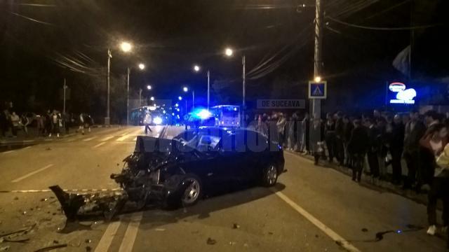 Pieton omorât la Grupul Şcolar, după ce a fost lovit violent de un BMW şi proiectat în alte două maşini