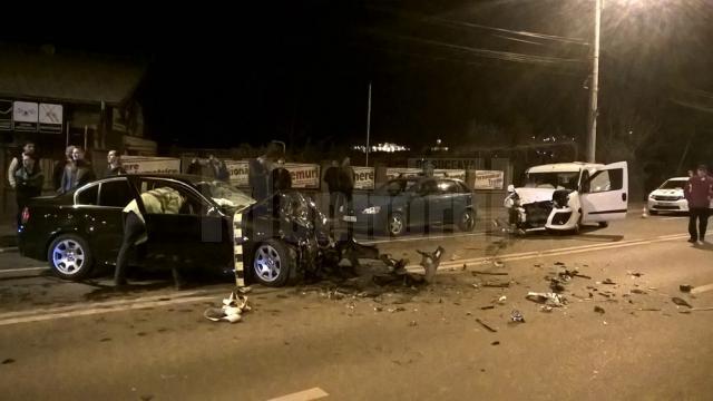 Pieton omorât la Grupul Şcolar, după ce a fost lovit violent de un BMW şi proiectat în alte două maşini