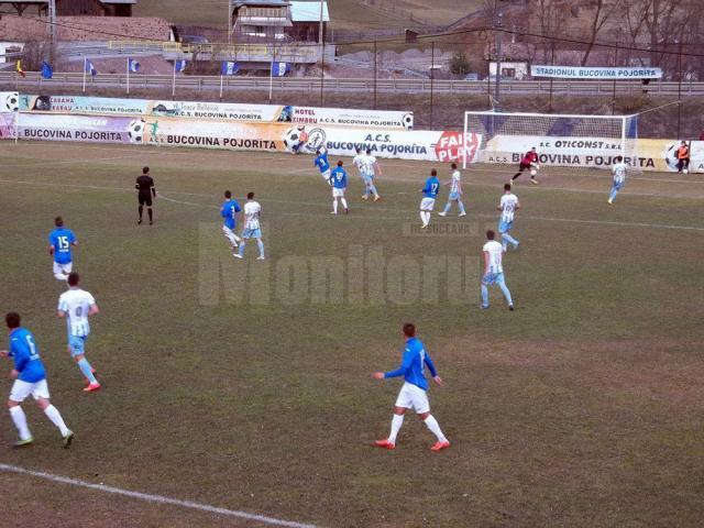 Bucovina Pojorâta a terminat indecis meciul cu Dacia Unirea Brăila