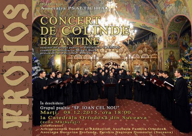 Concert de colinde bizantine