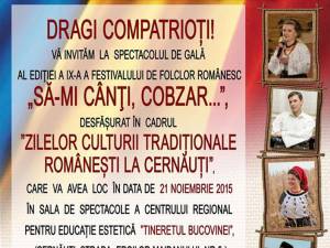 Zilele Culturii Tradiţionale Româneşti la Cernăuţi
