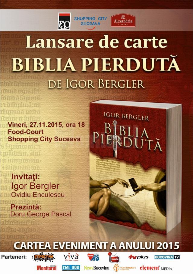 Lansarea cărţii „Biblia Pierdută”