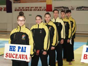 Cei șase sportivi de la He Pai Suceava