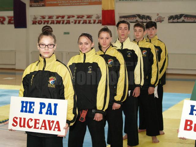 Cei șase sportivi de la He Pai Suceava