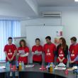 Voluntari ai Asociaţiei Red Ribbon au vorbit depre HIV şi SIDA