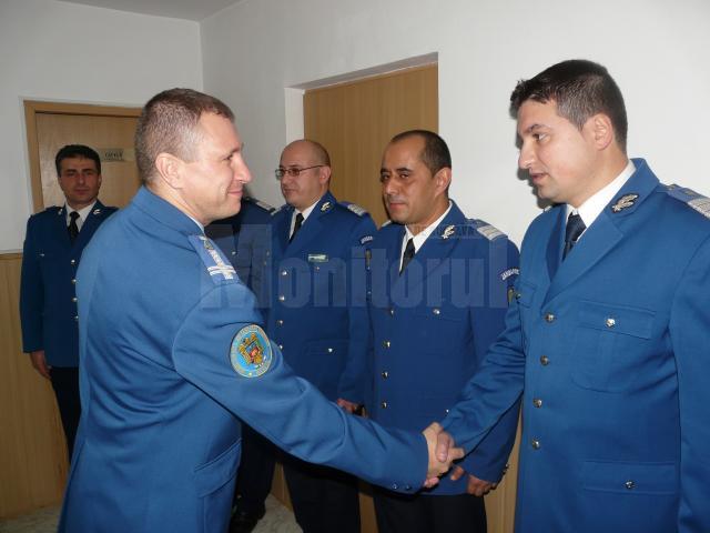 Avansări în grad la Jandarmeria Suceava, cu prilejul Zilei Naţionale