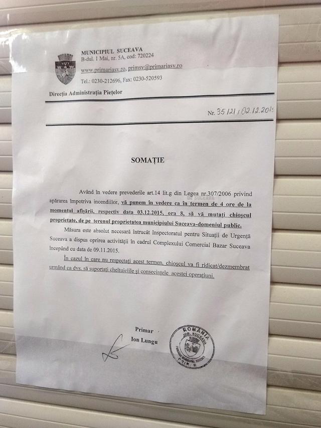 Scandal în Bazar, din cauza gardului de separare a celui privat de cel al municipalităţii