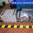 Ţigările de contrabandă confiscate de poliţişti