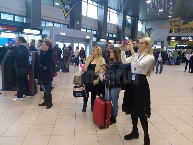Flashmob Bucovina, pe Aeroportul Internaţional Otopeni