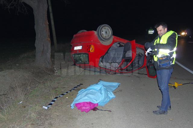 Un bărbat mort şi un copil în stare gravă, după un accident petrecut ieri seară la Vereşti