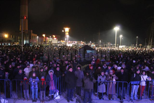 Peste 10.000 de suceveni au petrecut de Anul Nou la „Revelionul în aer liber”