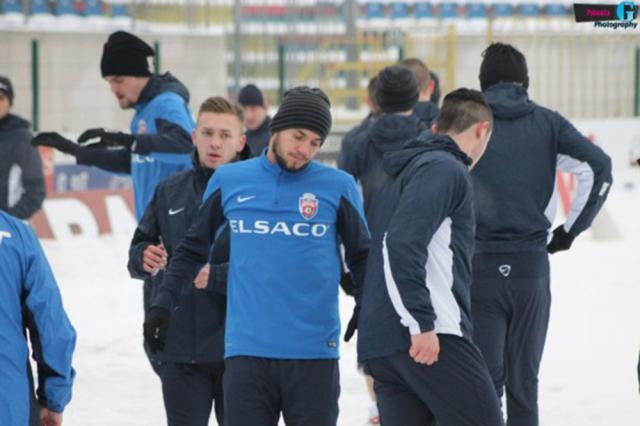 Golofca, în plan secund, a început pregătirile cu FC Botoşani sursa. Foto: www.botosaneni.ro