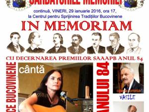 „Sărbătorile Memoriei”, la Centrul pentru Sprijinirea Tradiţiilor Bucovinene