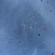 Mulţimea de protestari a eliberat sute de baloane umflate cu heliu, într-un gest simbolic, prin care solicitau returnarea copiilor familiei Bodnariu