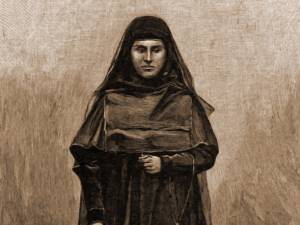 Călugăriţă lipovancă – desen de Julius Zalaty Zuber (1867-1918)