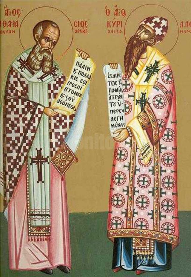 Sfinţii Ierarhi Atanasie şi Chiril, campioni ai ortodoxiei