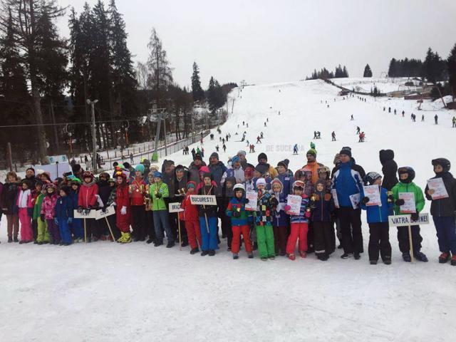 Peste 100 de copii au participat la concursul „Bucuriile Zăpezii”