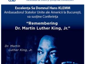 Ambasadorul va susține un discurs despre viața și activitatea lui Martin Luther King Jr.