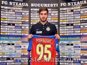 Popadiuc a debutat pentru Steaua
