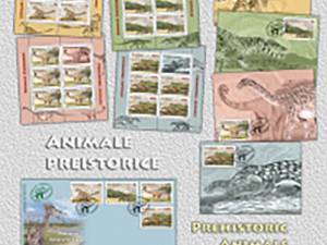 Emisiunea de mărci poştale „Animale preistorice”