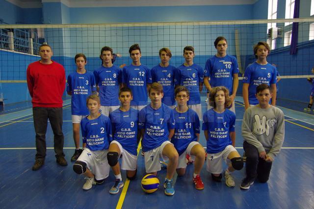 Echipa de volei juniori III CSȘ Nicu Gane Fălticeni s-a calificat la turneul semifinal