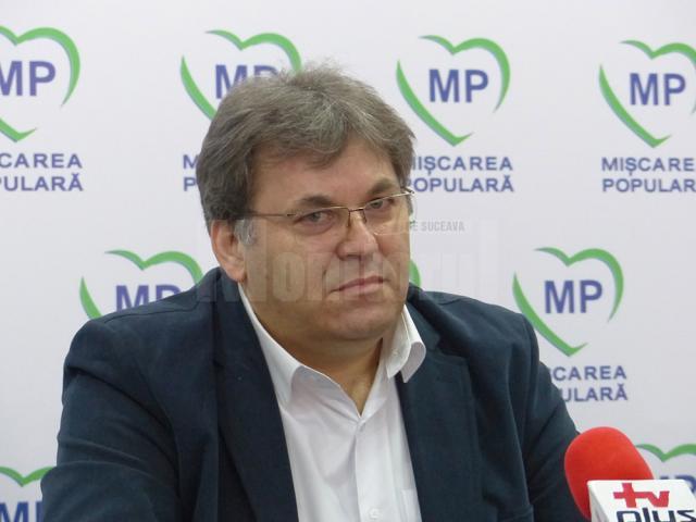 Preşedintele Organizaţiei Judeţene Suceava a Mişcării Populare, Corneliu Popovici
