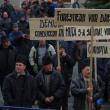 Protestul forestierilor a paralizat temporar traficul rutier pe străzile Sucevei