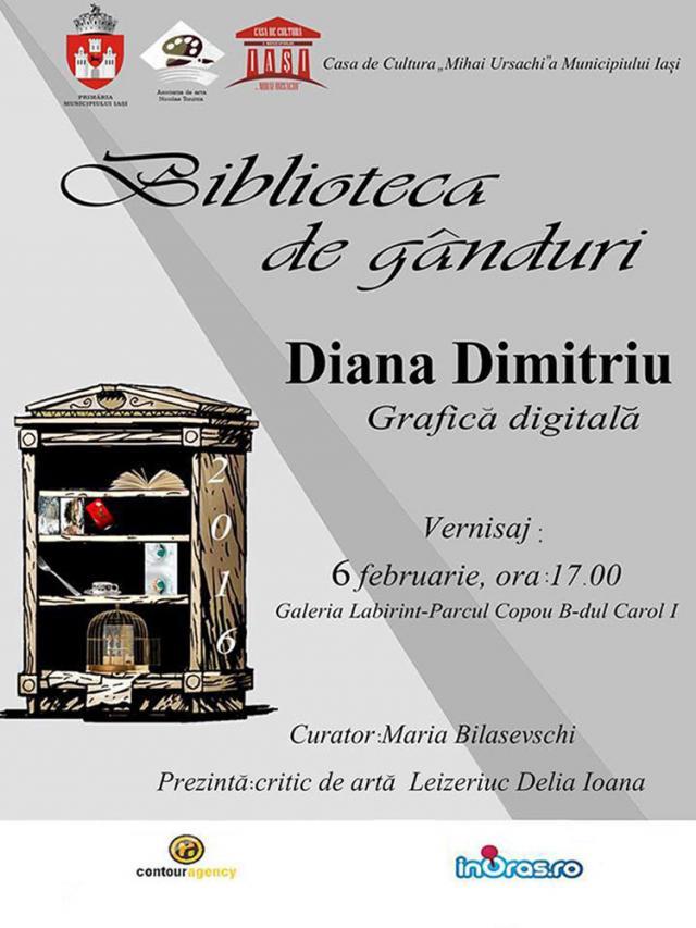 Diana Dimitriu, mezina asociaţiei artistice sucevene „Tonitza Art Group”, expune la Iaşi