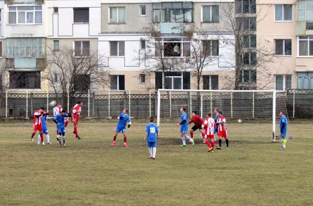 Şomuz Fălticeni a disputat un meci amical în compania echipei de juniori Under 17 de la Liceul cu Program Sportiv Suceava