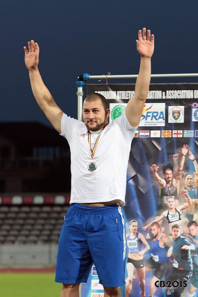 Andrei Gag este principalul favorit la medalia de aur la aruncarea greutății