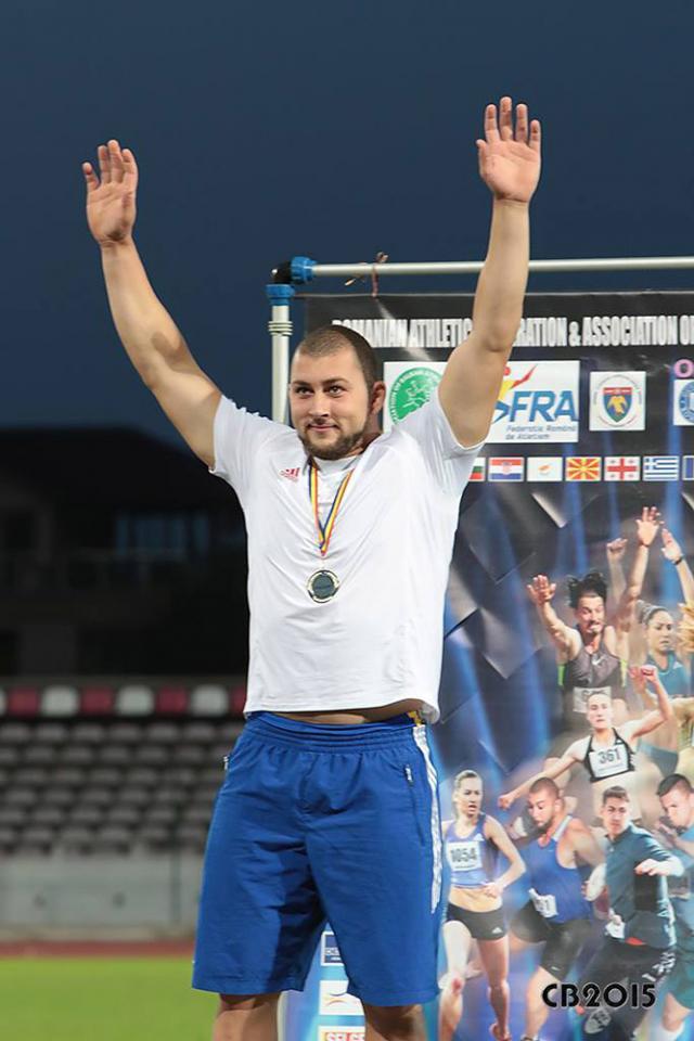 Andrei Gag a cucerit titlul naţional la aruncarea greutăţii