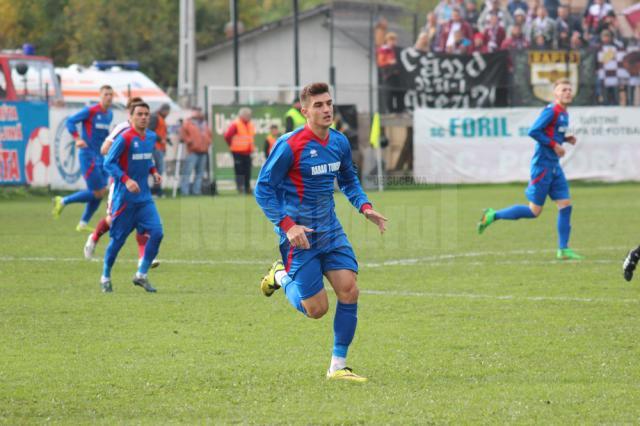 Juniorul Marius Coman a marcat golul egalizator pentru Bucovina Pojorâta