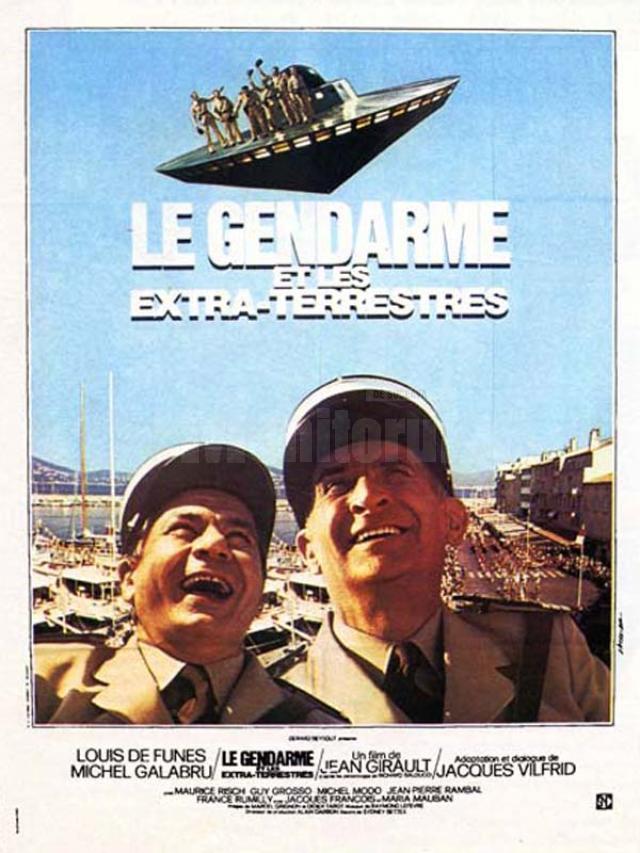 Filmul francez „Jandarmul şi extratereştrii”, la Casa Prieteniei