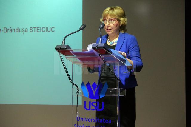 Brânduşa Veronica Steiciuc a prezentat rezultatele şcolii doctorale sucevene