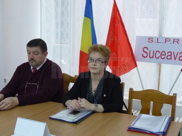 Carmen Baciu, preşedintele executiv al Sindicatul Lucrătorilor Poştali din România – Filiala Suceava