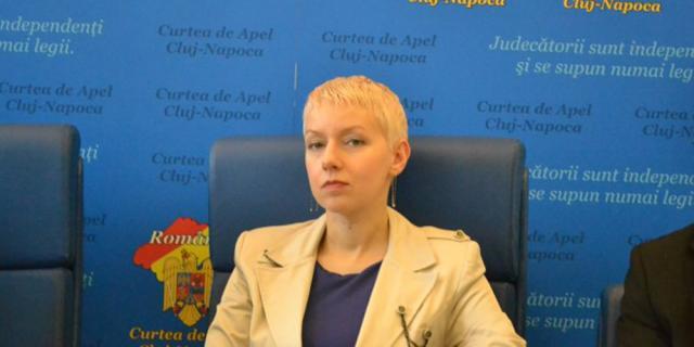 Judecătorul Dana Gîrbovan, de la Curtea de Apel Cluj, preşedinte al Uniunii Naţionale a Judecătorilor din România (UNJR). Foto: clujust.ro