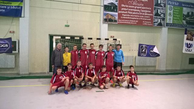 Echipa de handbal juniori III LPS Suceava, antrenată de Iulian Dugan