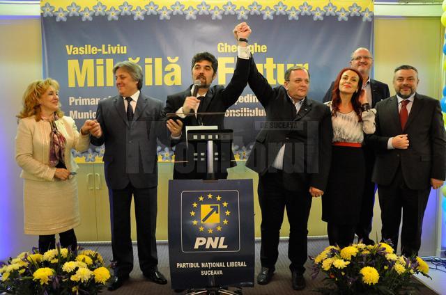 Candidatul PNL la funcţia de primar al municipiului Fălticeni, Vasile Liviu Mihăilă, a fost lansat sâmbătă, 12 martie