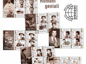 Emisiunea de mărci poştale „Români geniali”