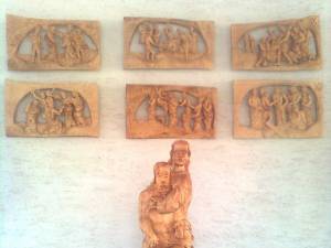 „Calea Crucii”, la Muzeul Obiceiurilor Populare din Bucovina din Gura Humorului