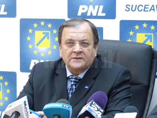 Liderul PNL Suceava, senatorul Gheorghe Flutur