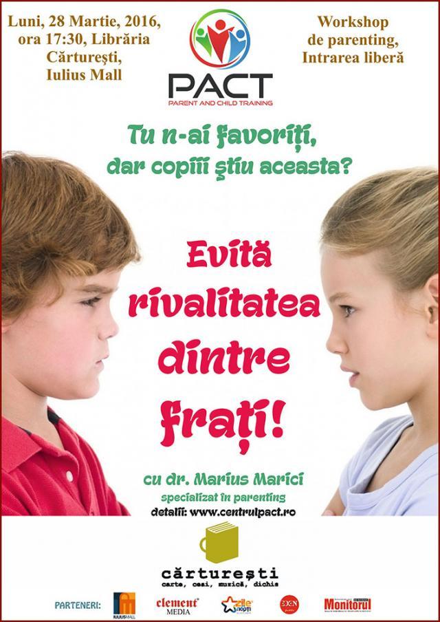 „Evită rivalitatea dintre fraţi!”