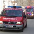 Incendiu urmat de explozii pirotehnice, în cadrul unui exerciţiu tactic al pompierilor, în bazarul din Suceava