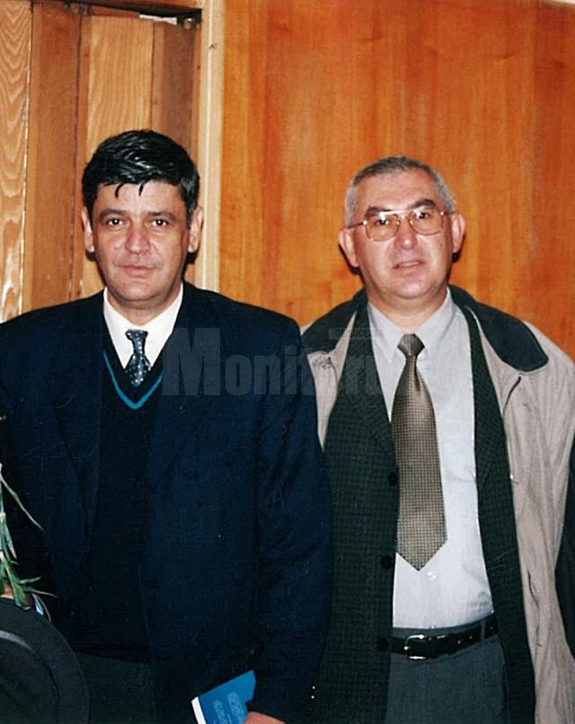 Cristian Irimie şi Sorin Hâncu, foşti directori ai Spitalului Judetean Suceava