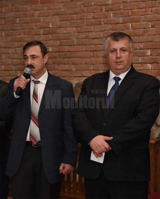 Adrian Posa, candidatul PSD pentru Primăria Câmpulung Moldovenesc, şi senatorul Neculai Bereanu