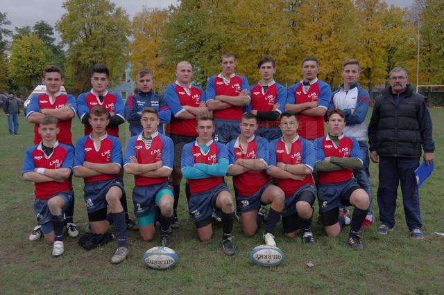 Echipa de rugby în 7 sub 19 ani LPS Suceava, pregătită de Dumitru Livadariu