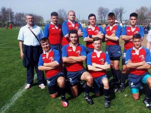 Echipa de rugby în 7 sub 19 ani a LPS Suceava, antrenată de Dumitru Livadariu