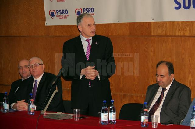 Mircea Geoană a participat la lansarea mai multor candidaţi ai PSRO Suceava pentru funcţiile de primar