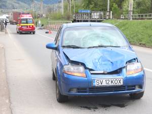 Maşina implicată în accident