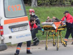 Băiatul rănit în accident